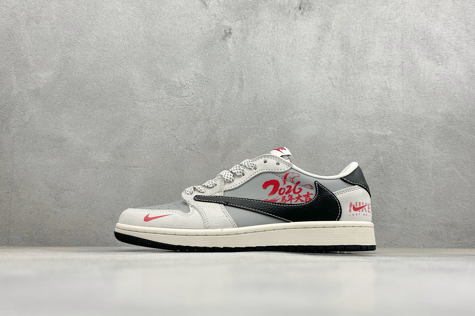 260 Air Jordan 1 Low AJ1 乔1 2026马年限定 高端定制 低帮倒钩复古篮球鞋 JP2026-117