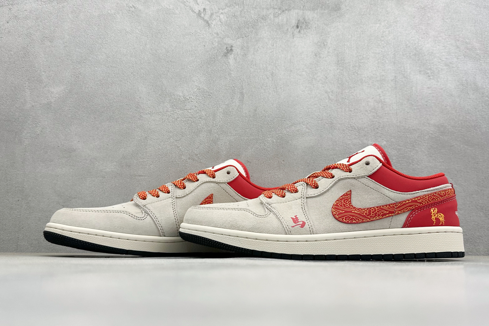 Air Jordan 1 Low AJ1 乔1 马年限定 高端定制 低帮复古篮球鞋 XT6998-170