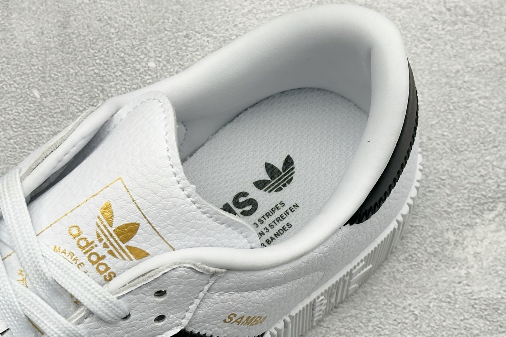 XH版Adidas originals Sambarose 桑巴增高舒适耐磨防滑低帮板鞋 F34239