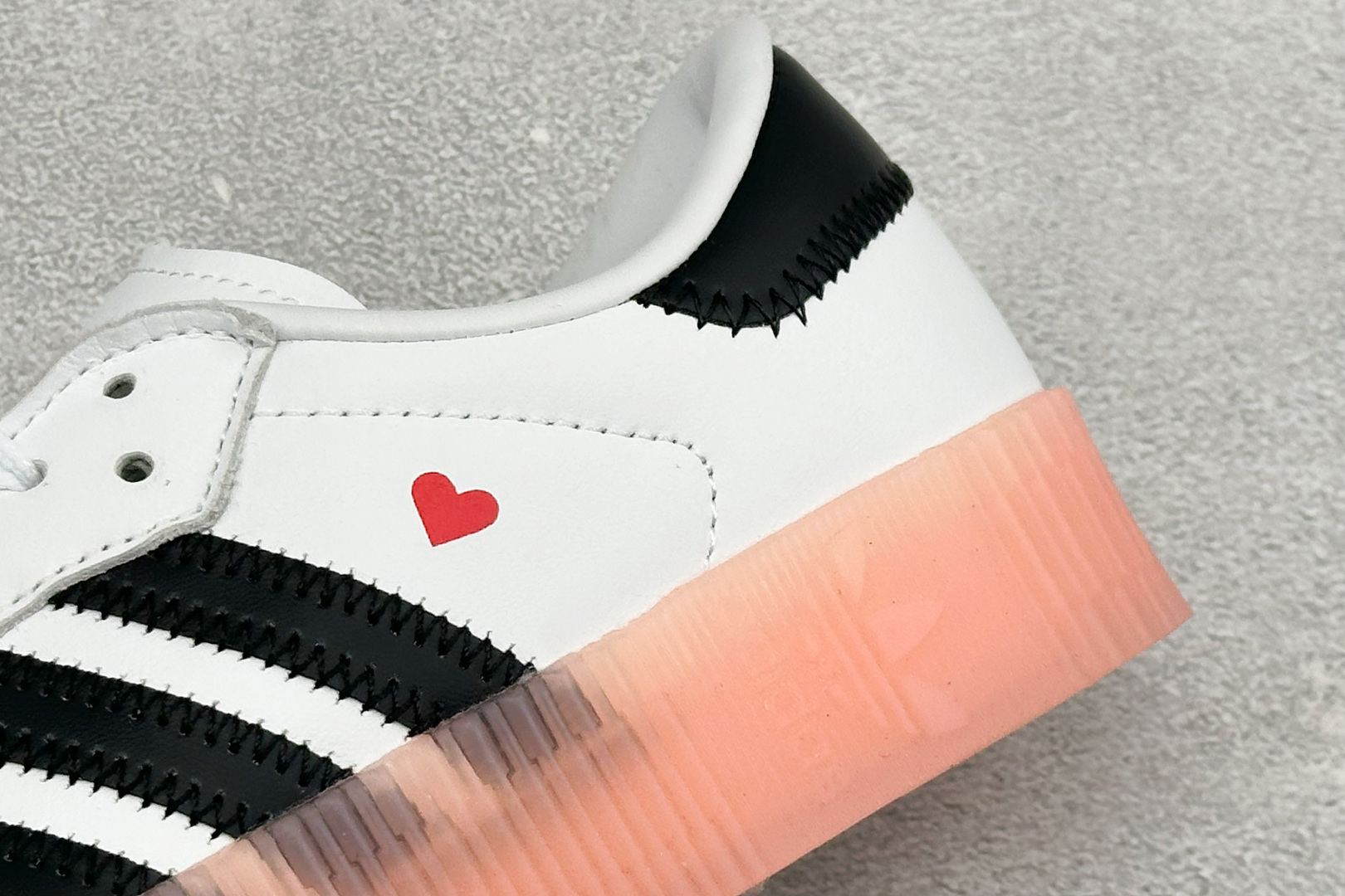 XH版Adidas originals Sambarose 桑巴增高舒适耐磨防滑低帮板鞋 EF4965
