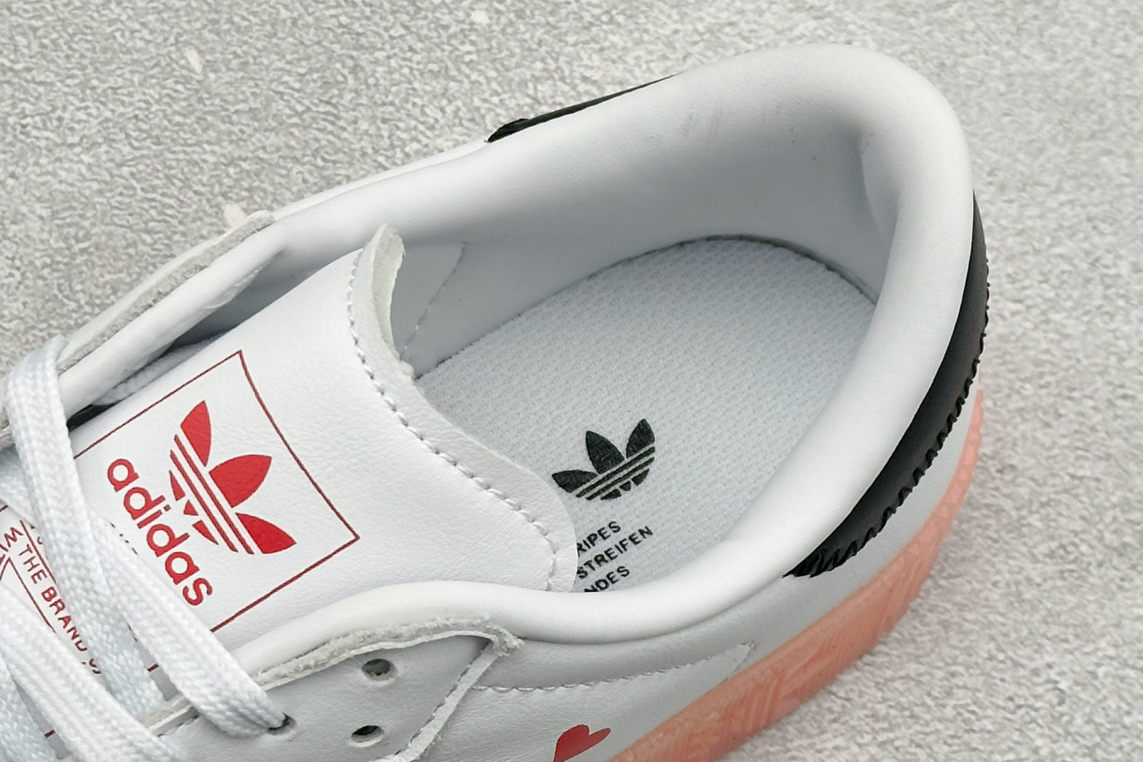 XH版Adidas originals Sambarose 桑巴增高舒适耐磨防滑低帮板鞋 EF4965
