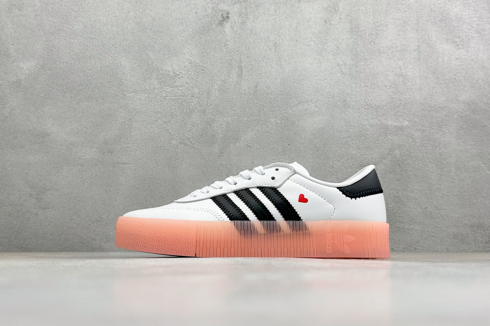 XH版Adidas originals Sambarose 桑巴增高舒适耐磨防滑低帮板鞋 EF4965