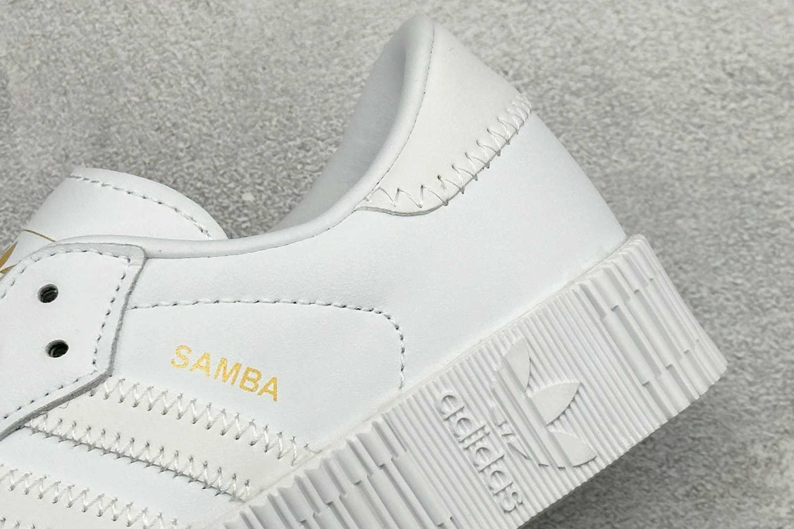 XH版Adidas originals Sambarose 桑巴增高舒适耐磨防滑低帮板鞋 FV7417