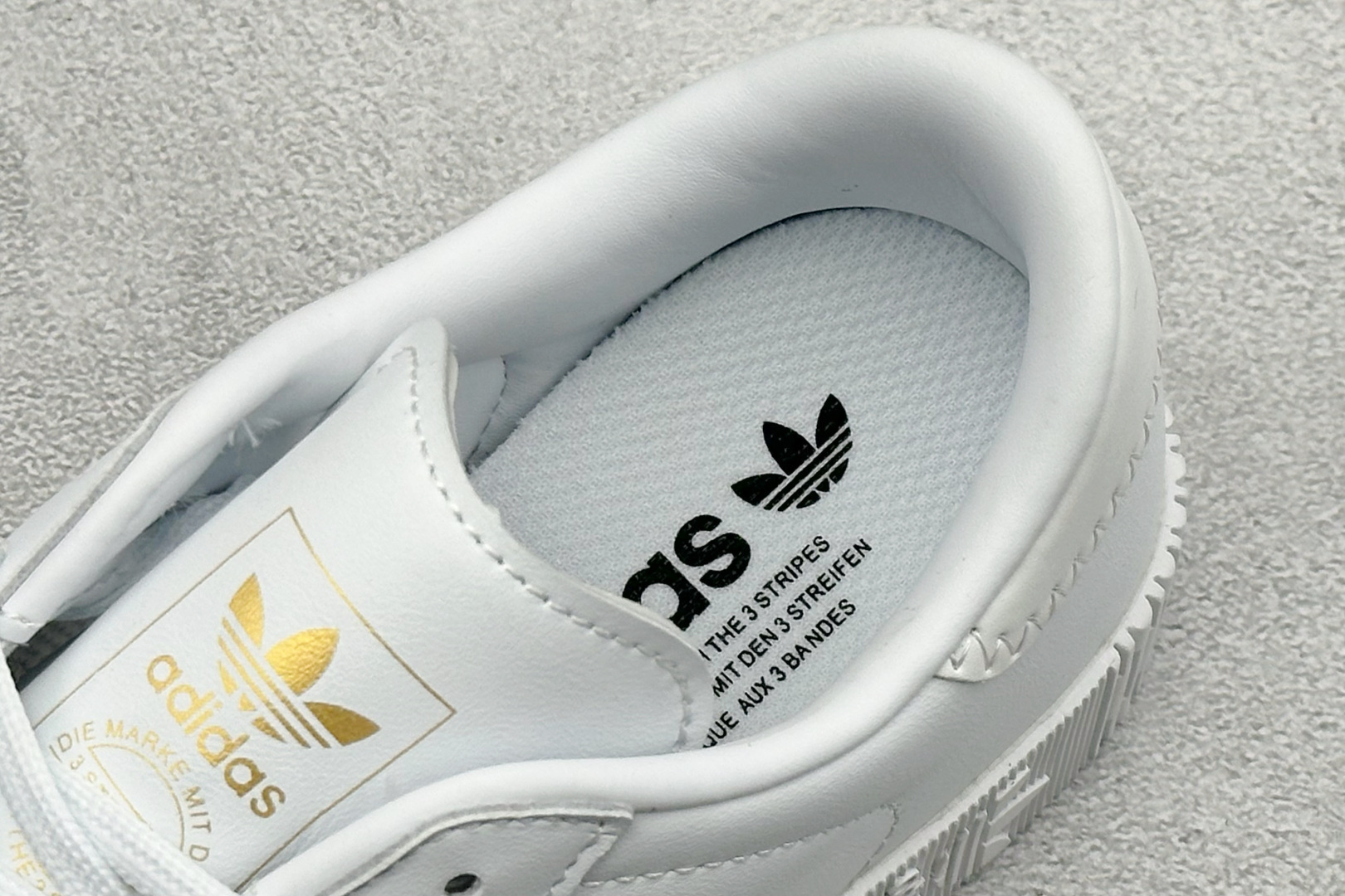 XH版Adidas originals Sambarose 桑巴增高舒适耐磨防滑低帮板鞋 FV7417