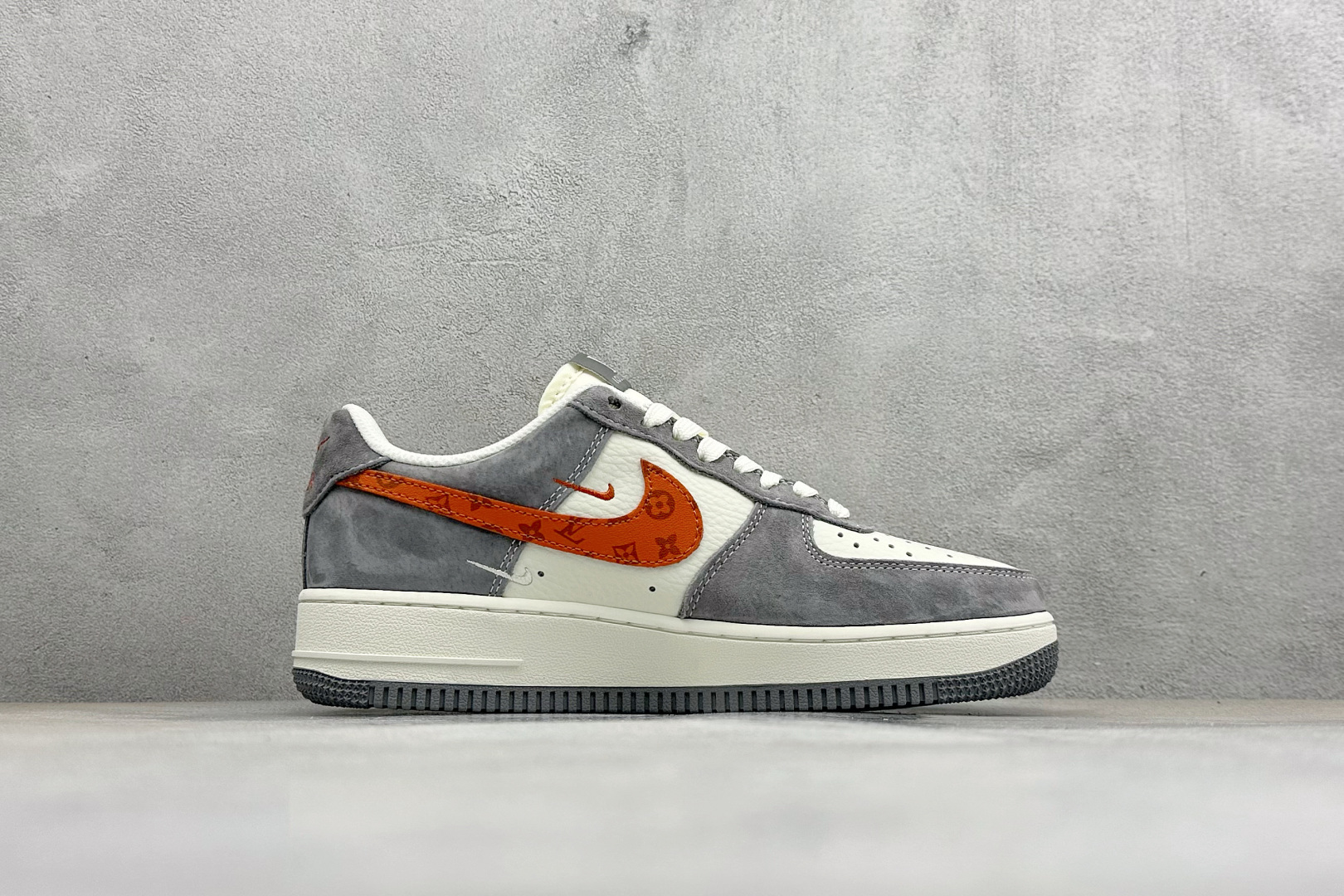SC版Nike Air Force 1'07 Low 灰橙私藏 空军一号低帮休闲板鞋 DC9486-109