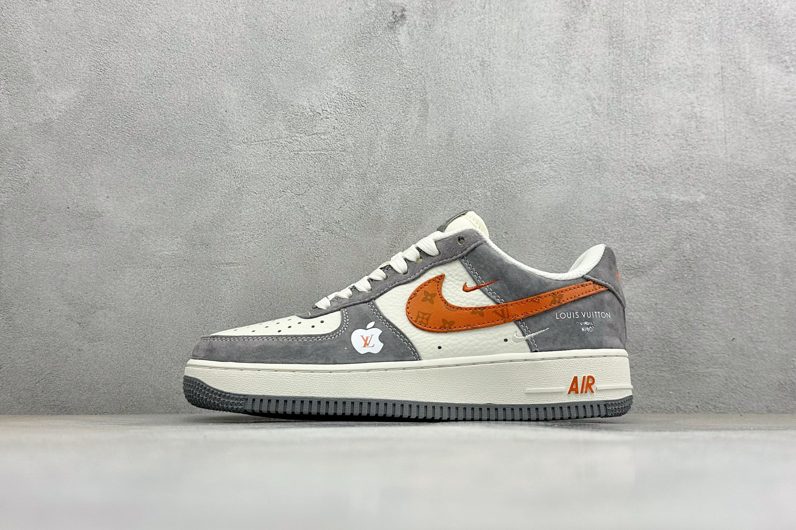 SC版Nike Air Force 1’07 Low 灰橙私藏 空军一号低帮休闲板鞋 DC9486-109