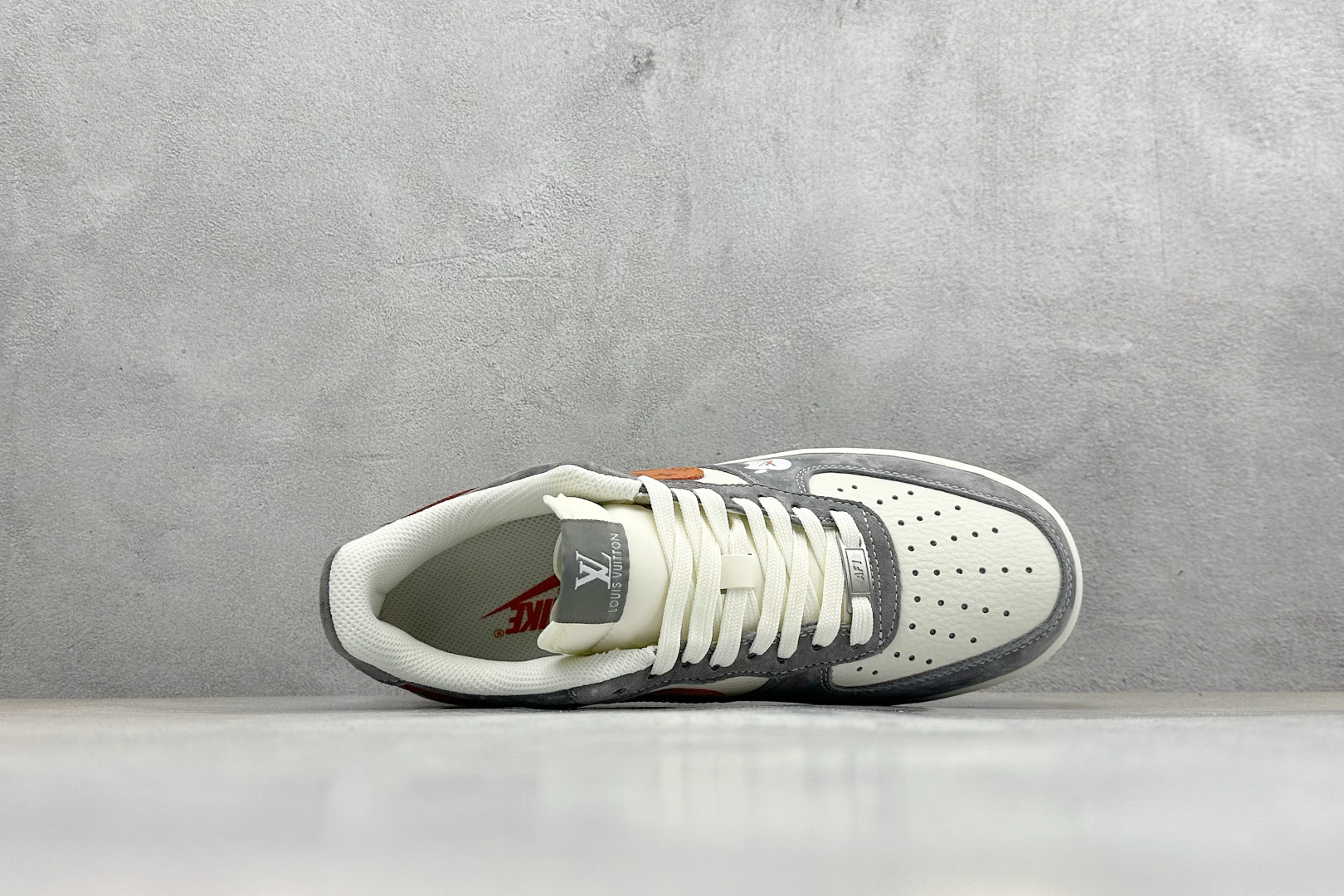 SC版Nike Air Force 1'07 Low 灰橙私藏 空军一号低帮休闲板鞋 DC9486-109