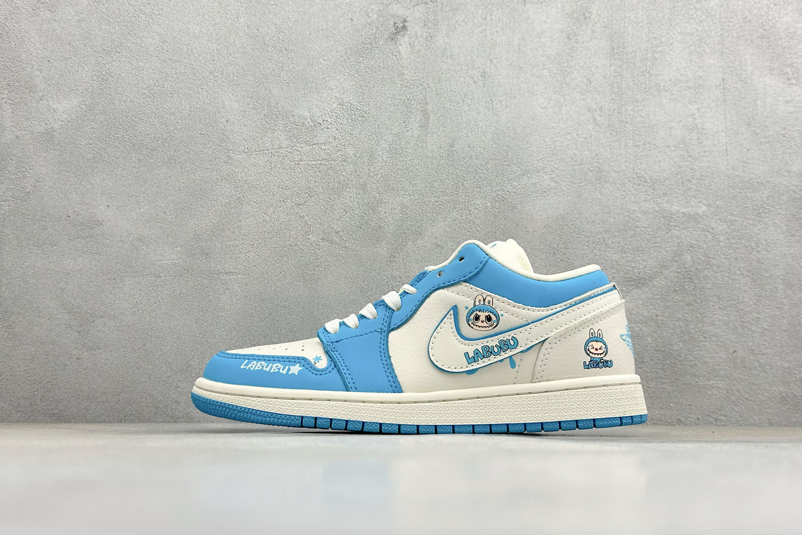 福利特价 Air Jordan 1 Low AJ1 乔1 拉布布联名 高端定制 低帮复古篮球鞋#定制皮料