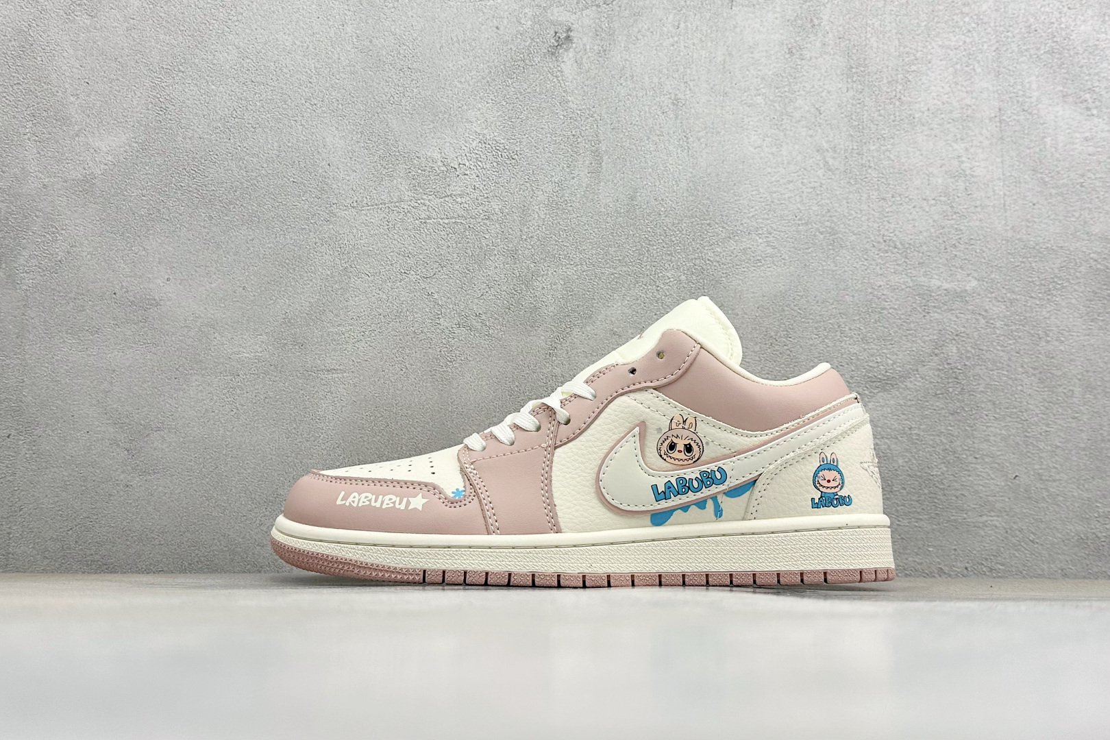 福利特价 Air Jordan 1 Low AJ1 乔1 拉布布联名 高端定制 低帮复古篮球鞋#定制皮料