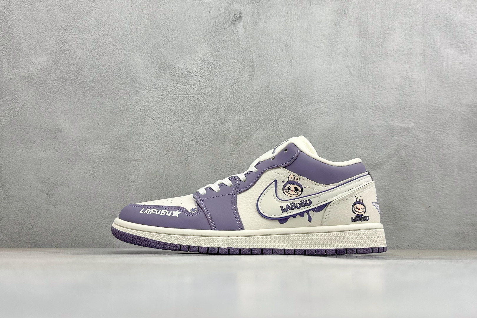 福利特价 Air Jordan 1 Low AJ1 乔1 拉布布联名 高端定制 低帮复古篮球鞋#定制皮料