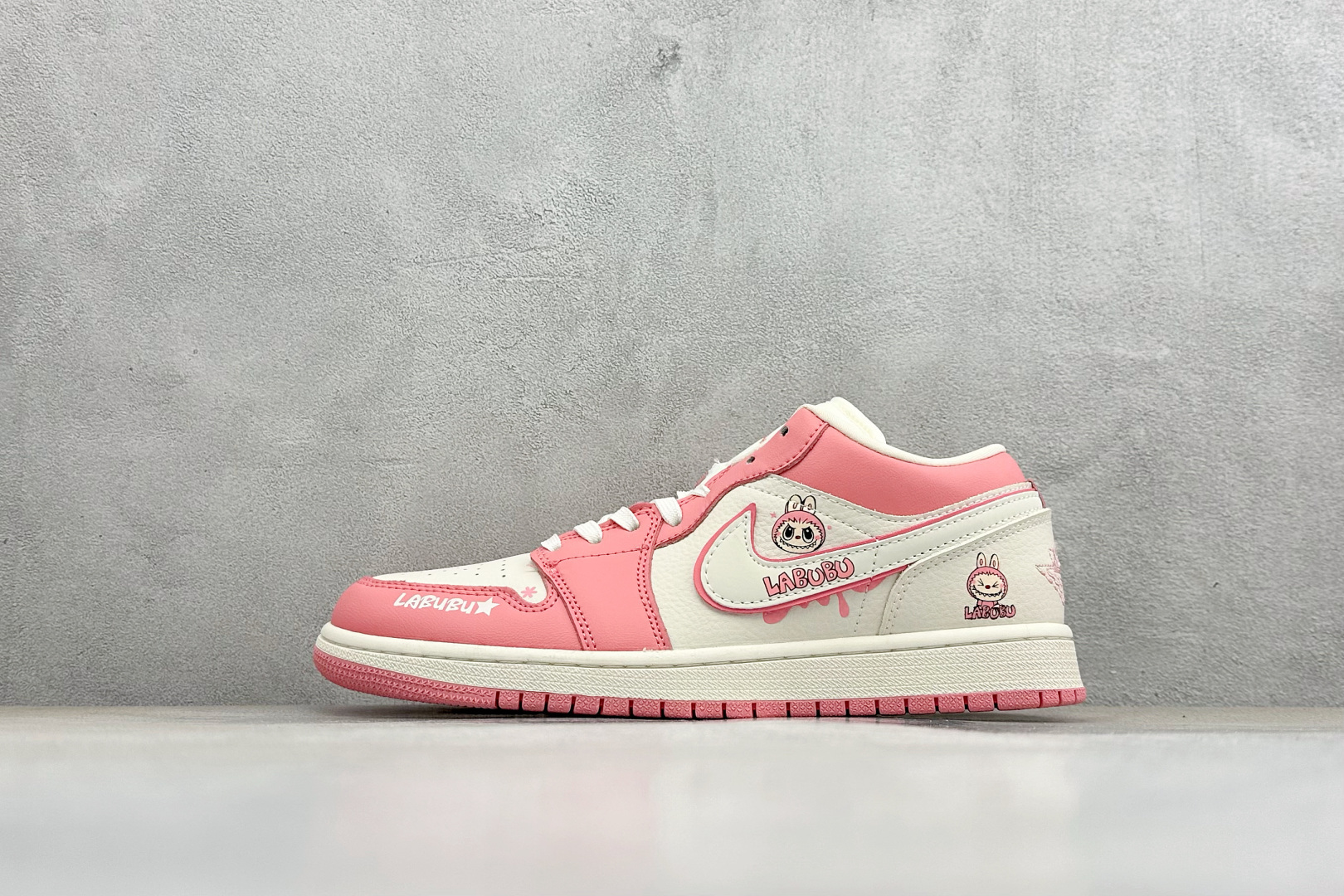福利特价 Air Jordan 1 Low AJ1 乔1 拉布布联名 高端定制 低帮复古篮球鞋#定制皮料