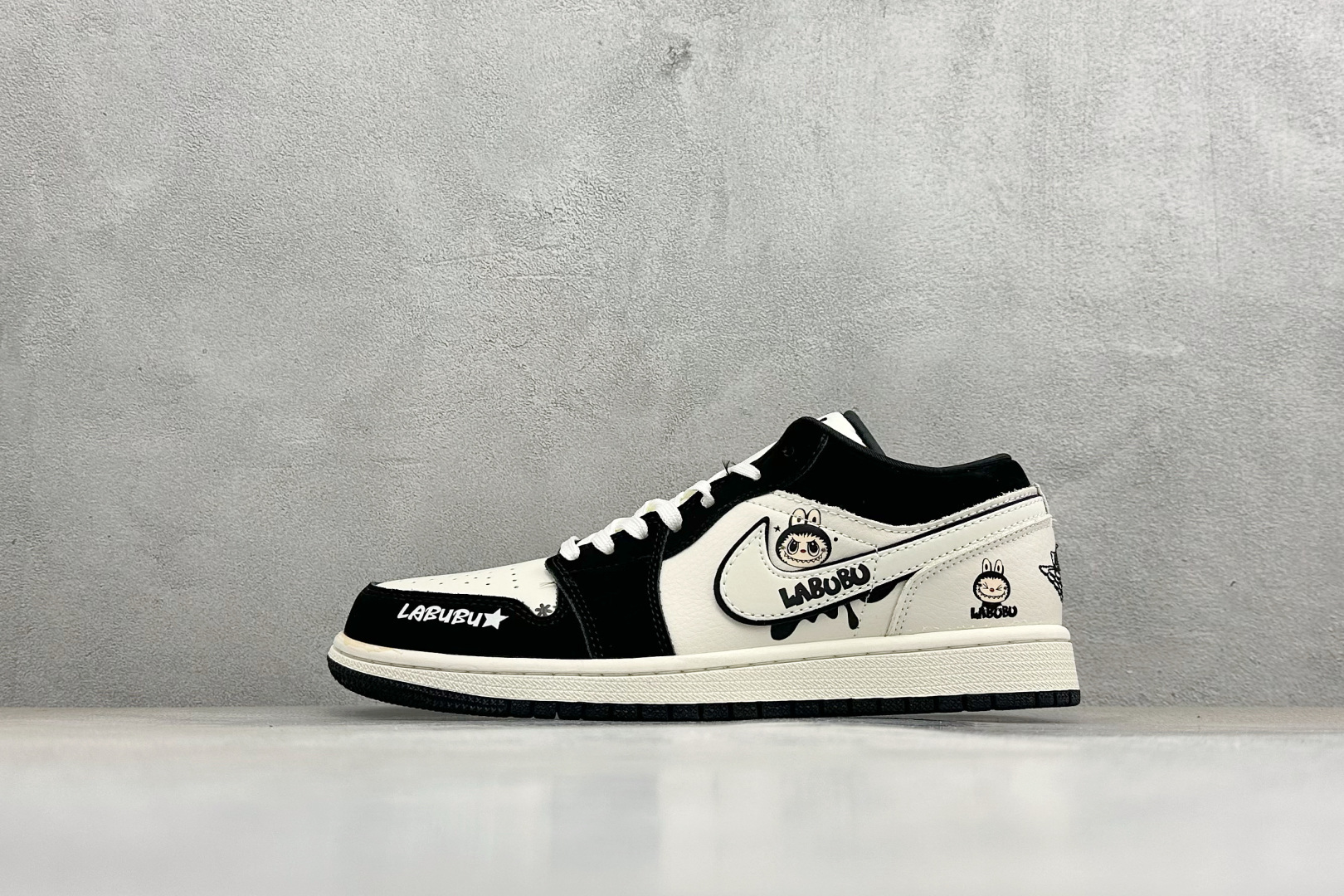 福利特价 Air Jordan 1 Low AJ1 乔1 拉布布联名 高端定制 低帮复古篮球鞋#定制皮料