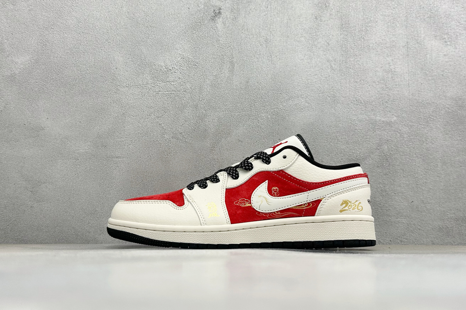 福利特价 Air Jordan 1 Low AJ1 乔1 联名 高端定制 低帮复古篮球鞋#定制皮料 原厂