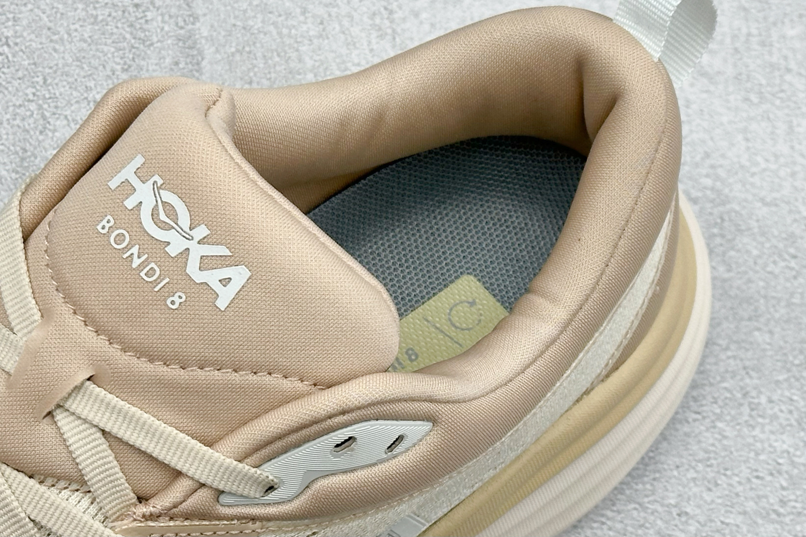 150 ST版HOKA ONE ONE Bondi8轻盈缓震长距离公路织物 低帮休闲城市通勤跑步鞋 1123202/SSEG