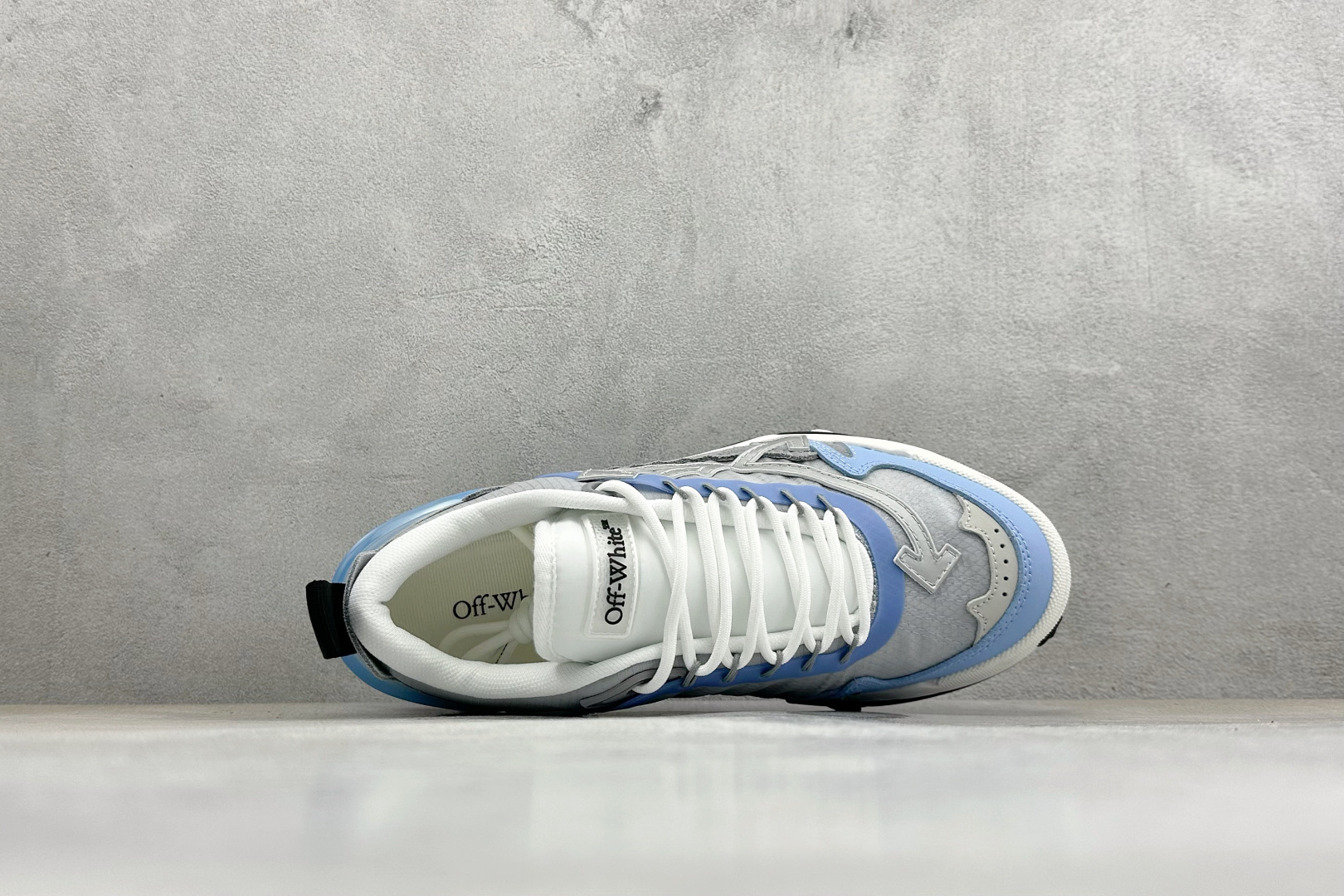 380 S版OFF-WHITE-ODSY 圆头系带 耐磨 低帮生活休闲鞋 OMIA190C99FAB001