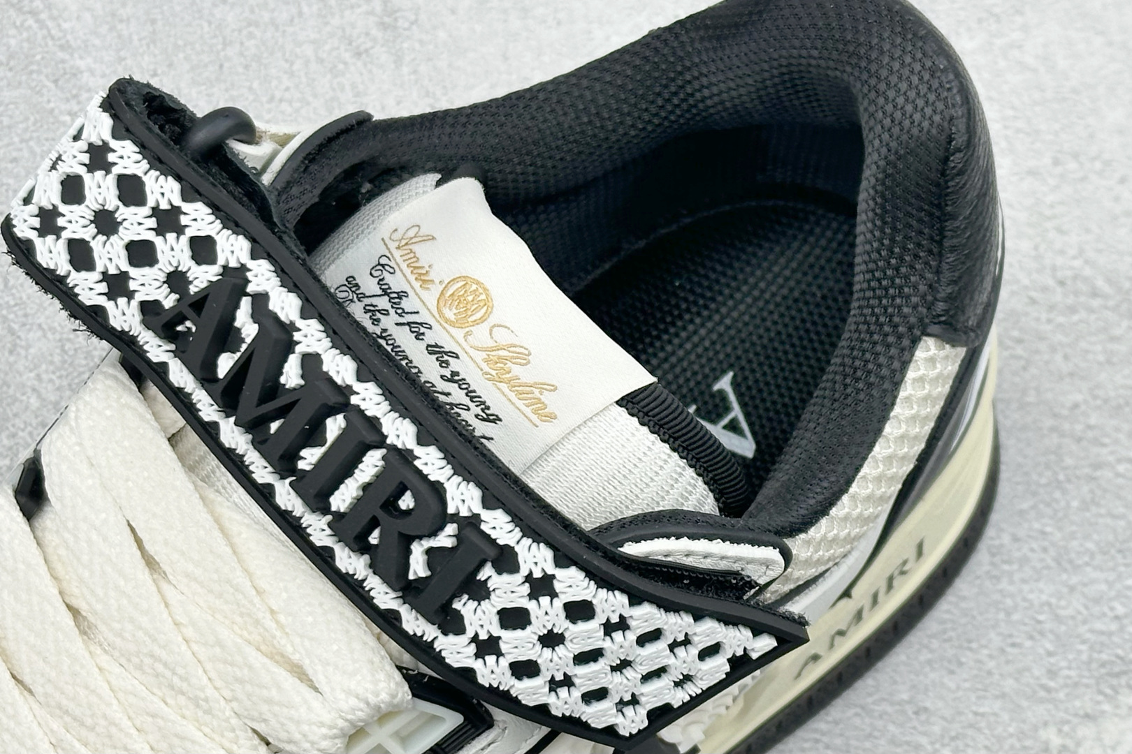 540 AMIRI 埃米尔 MA Skyline系列 复古 厚底 魔术贴 情侣款 休闲运动板鞋-Chinese UA Cheap High Quatity Brand Clothes Bags handbags Sneakers wholesale wholesaler seller from China Factory suppliers Fashion Clothing Shoes best Quality Beautiful Price 540 AMIRI 埃米尔 MA Skyline系列 复古 厚底 魔术贴 情侣款 休闲运动板鞋