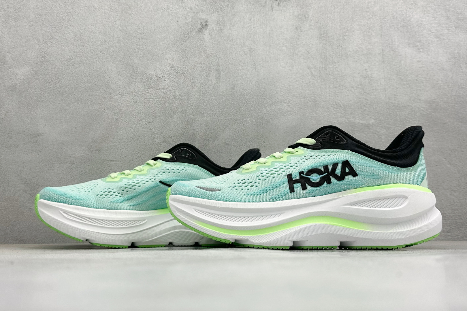 170 ST版HOKA ONE ONE Bondi 9 复古舒适防滑耐磨低帮山地户外跑步鞋 1162011-LNMT