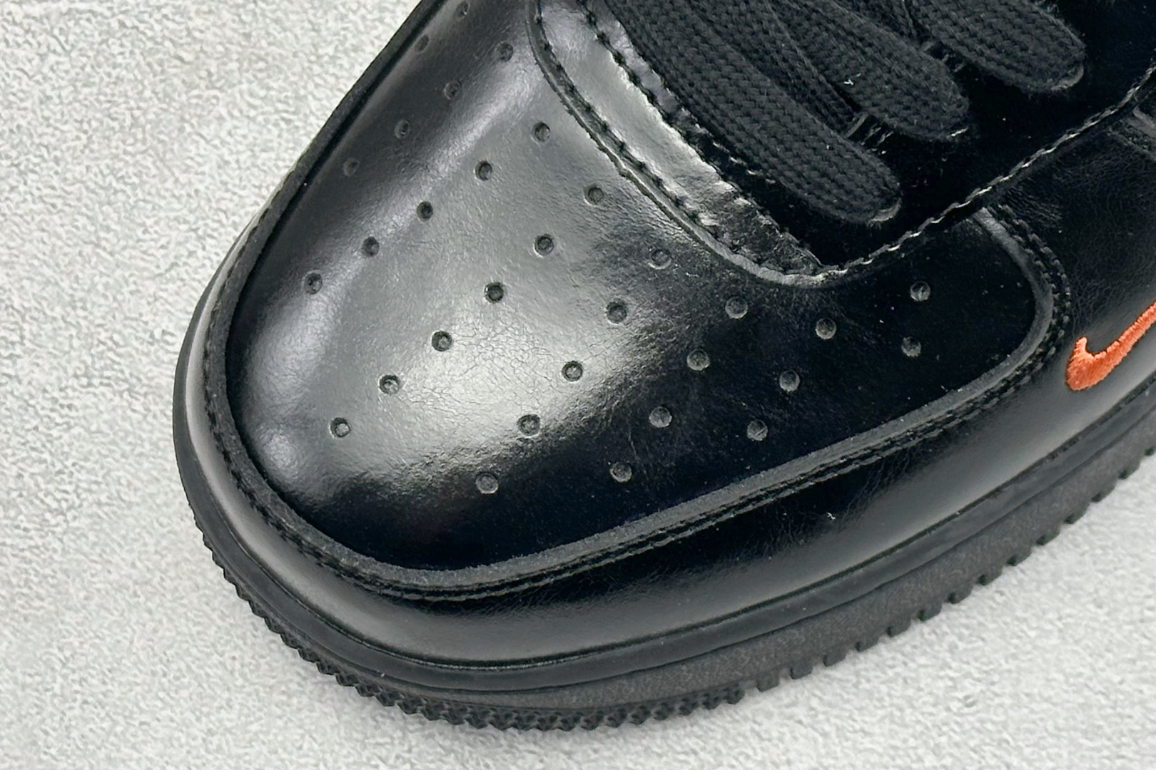 SC版Nike Air Force 1'07 Low 黑绿橙影 空军一号低帮休闲板鞋 FV3694-106