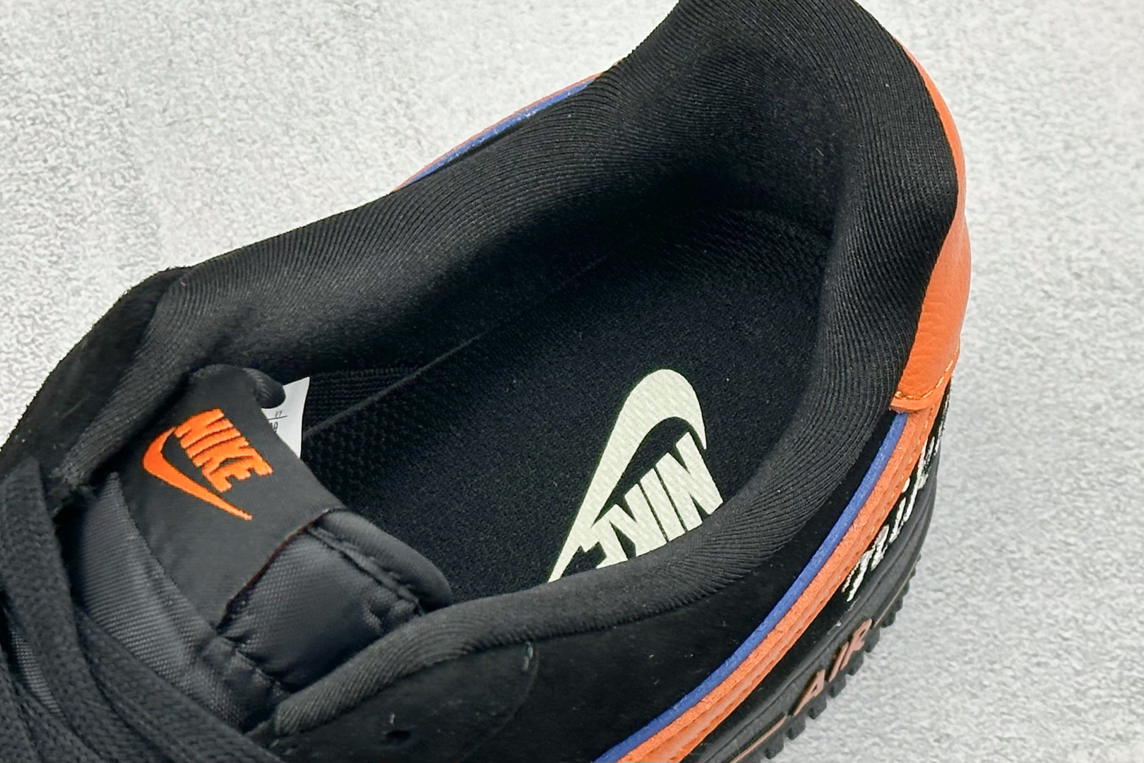 260 SC版Nike Air Force 1'07 Low 黑麂橙勾 空军一号低帮休闲板鞋 FV3694-109