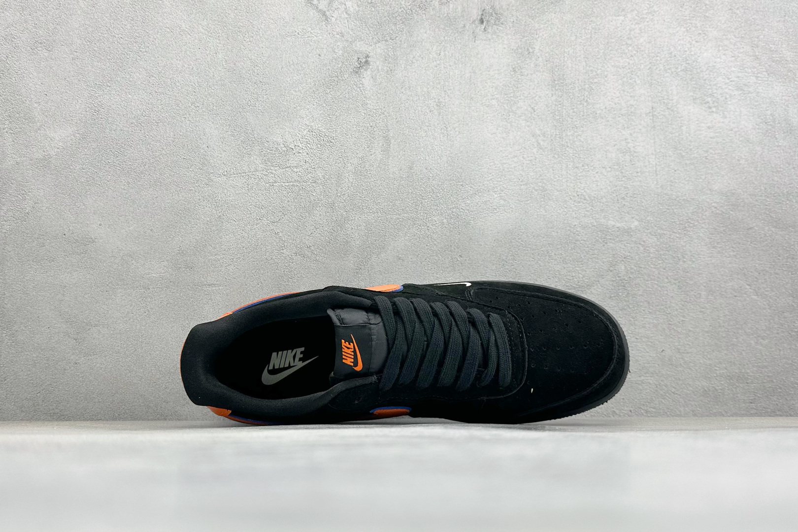 260 SC版Nike Air Force 1'07 Low 黑麂橙勾 空军一号低帮休闲板鞋 FV3694-109