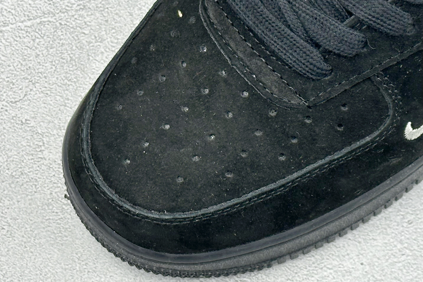 260 SC版Nike Air Force 1'07 Low 黑麂橙勾 空军一号低帮休闲板鞋 FV3694-109