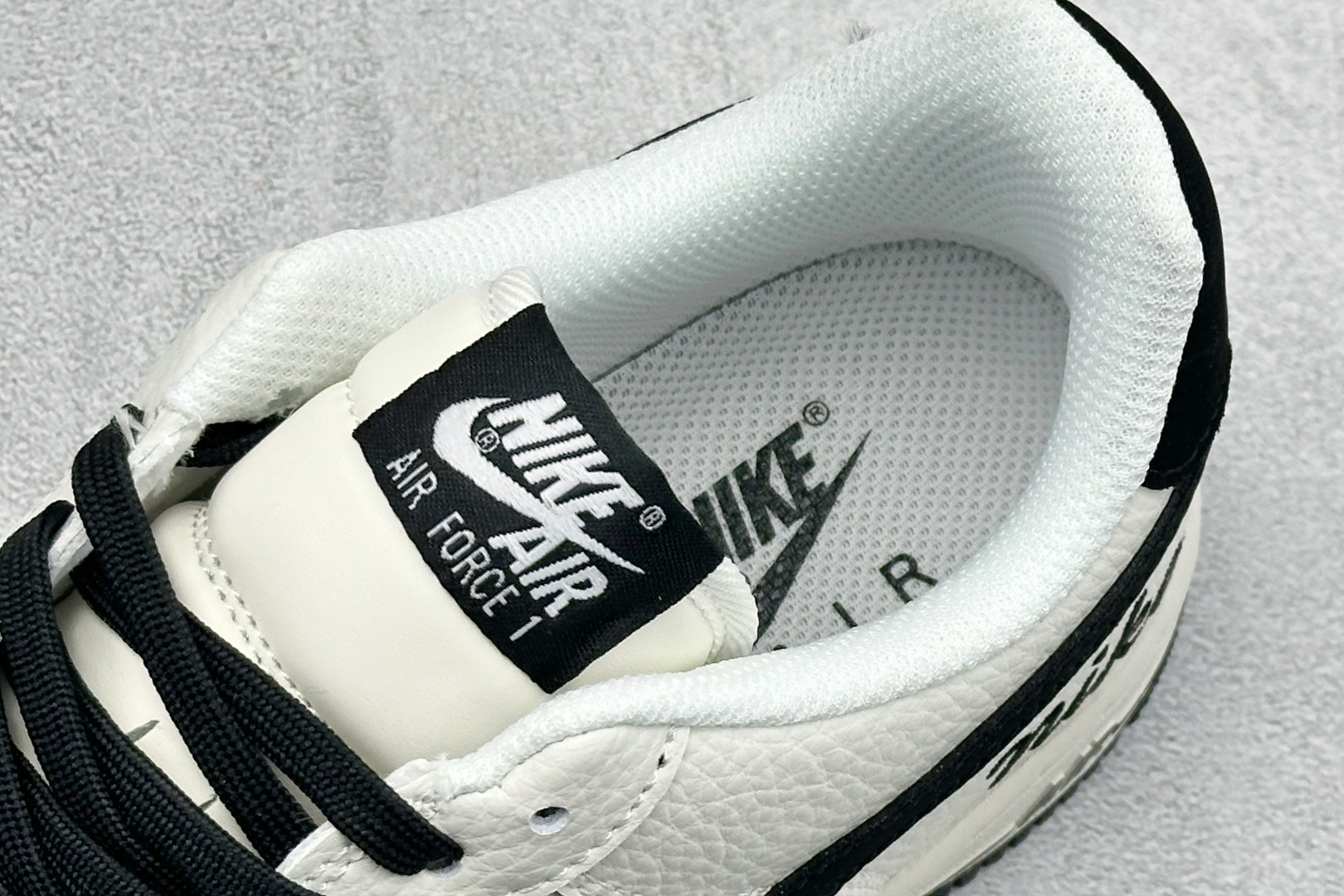 SC版Nike Air Force 1'07 Low 米白黑 空军一号低帮休闲板鞋 NH0601-546