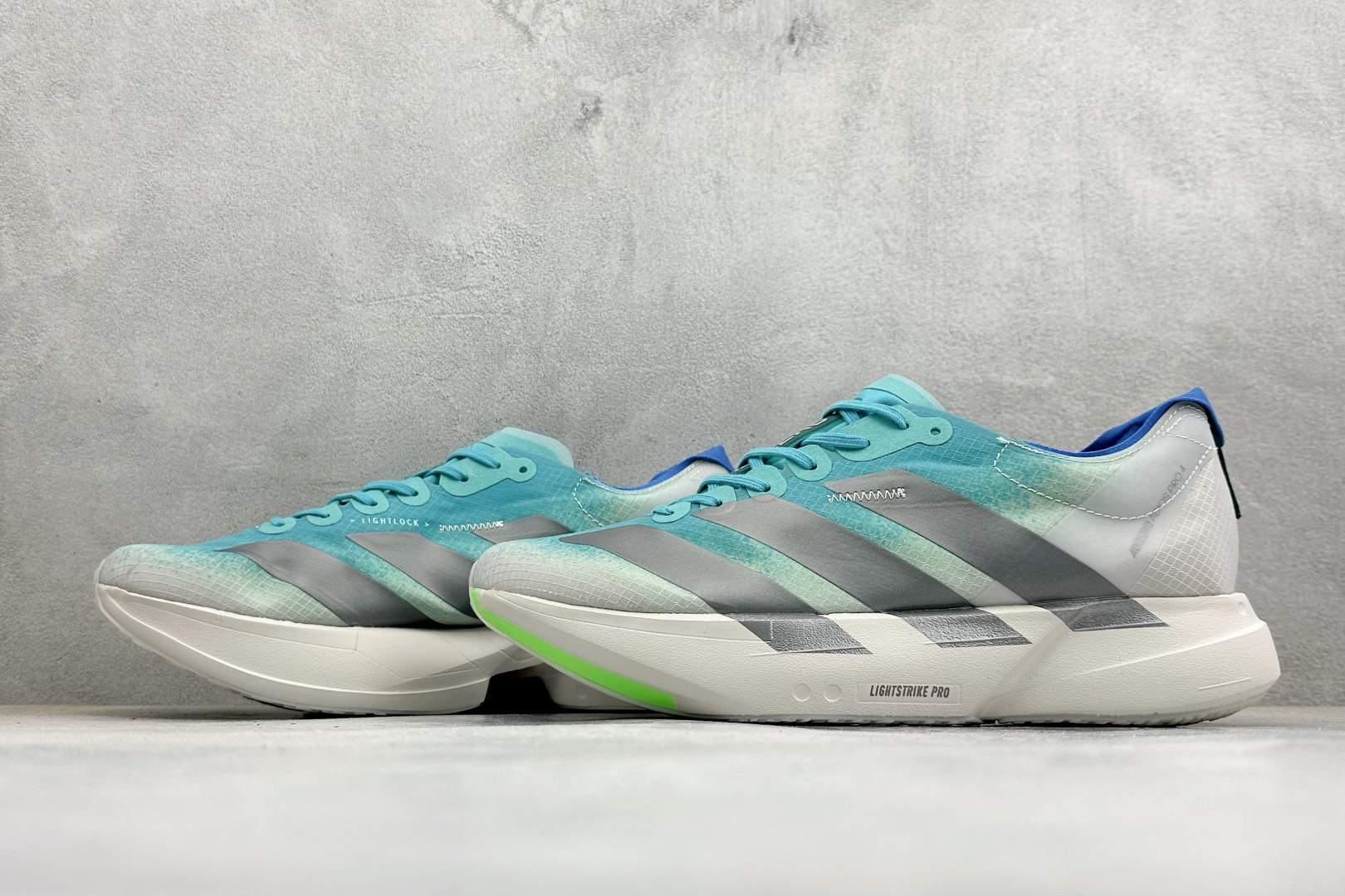 190 Adidas Adizero Adios 4 M 阿迪透气轻盈低帮跑步鞋 JS2579