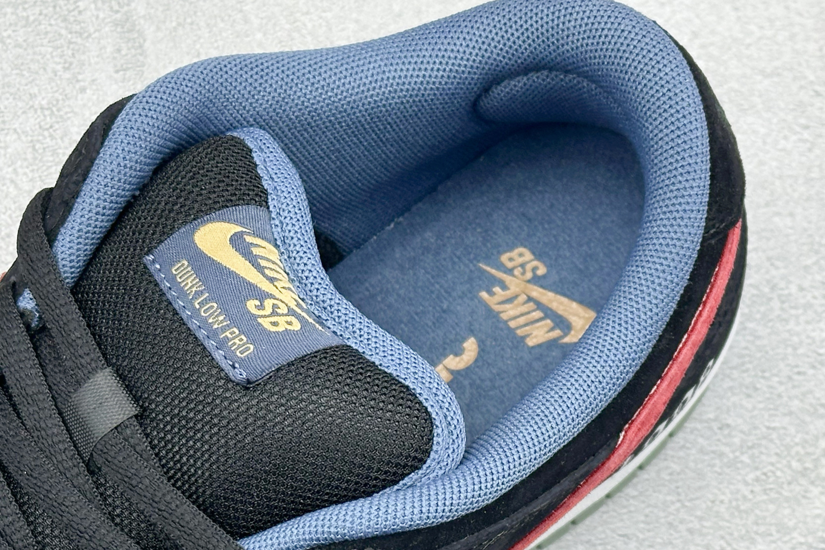 K版Nike SB Dunk Low 黑红 低帮休闲板鞋 HF3063-002