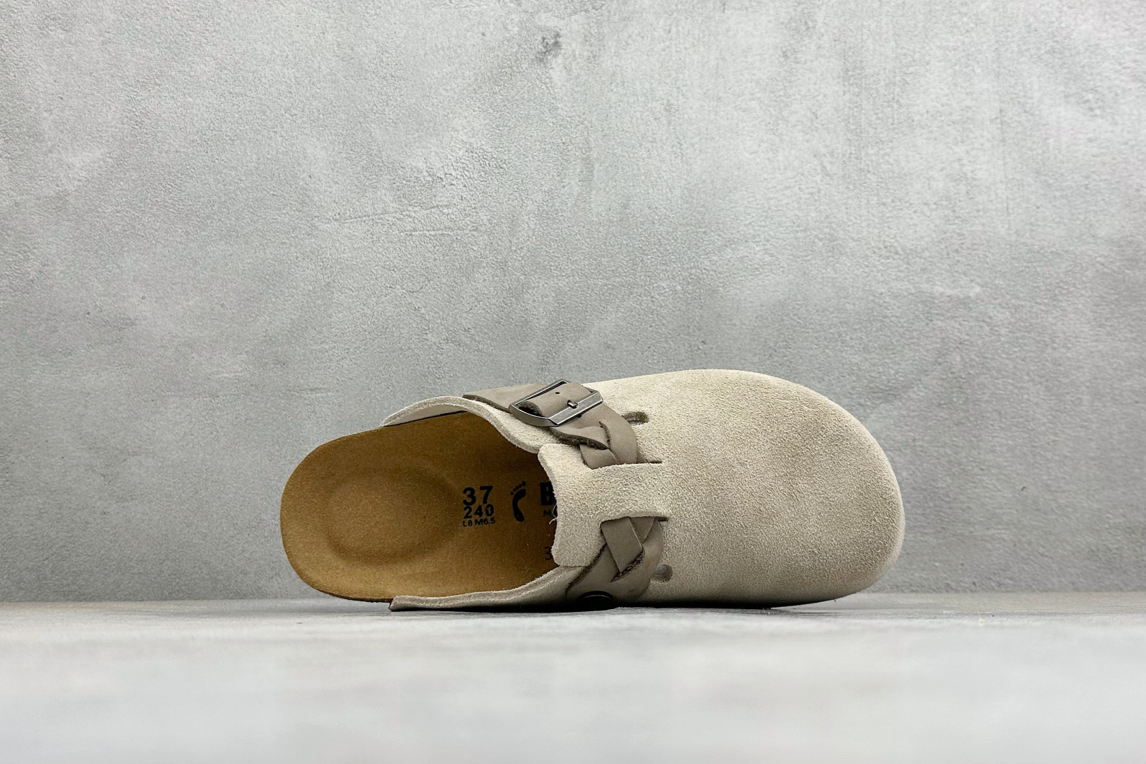 德国百年知名鞋履品牌·博肯 Birkenstock 半拖 0560771 灰色麻花-Top High Quatity Cheap Sneakers Fashion Clothing Clothes Bags handbags Shoes of all Brand wholesale With The best Quality And Beautiful Price from China Factory Chinese suppliers wholesaler seller 德国百年知名鞋履品牌·博肯 Birkenstock 半拖 0560771 灰色麻花