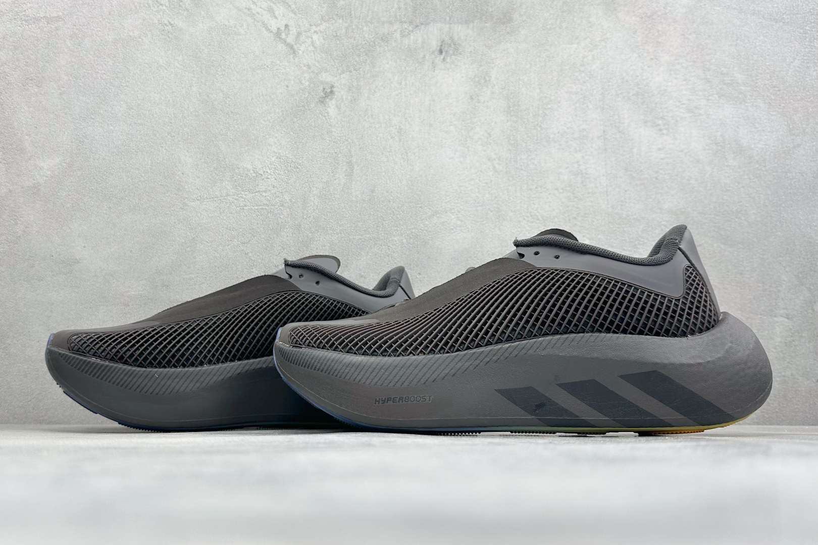 JF版AD Hyper Boost Edge M 轻量竞速运动跑鞋 CELERMESH针织网面非常轻薄 LA5973