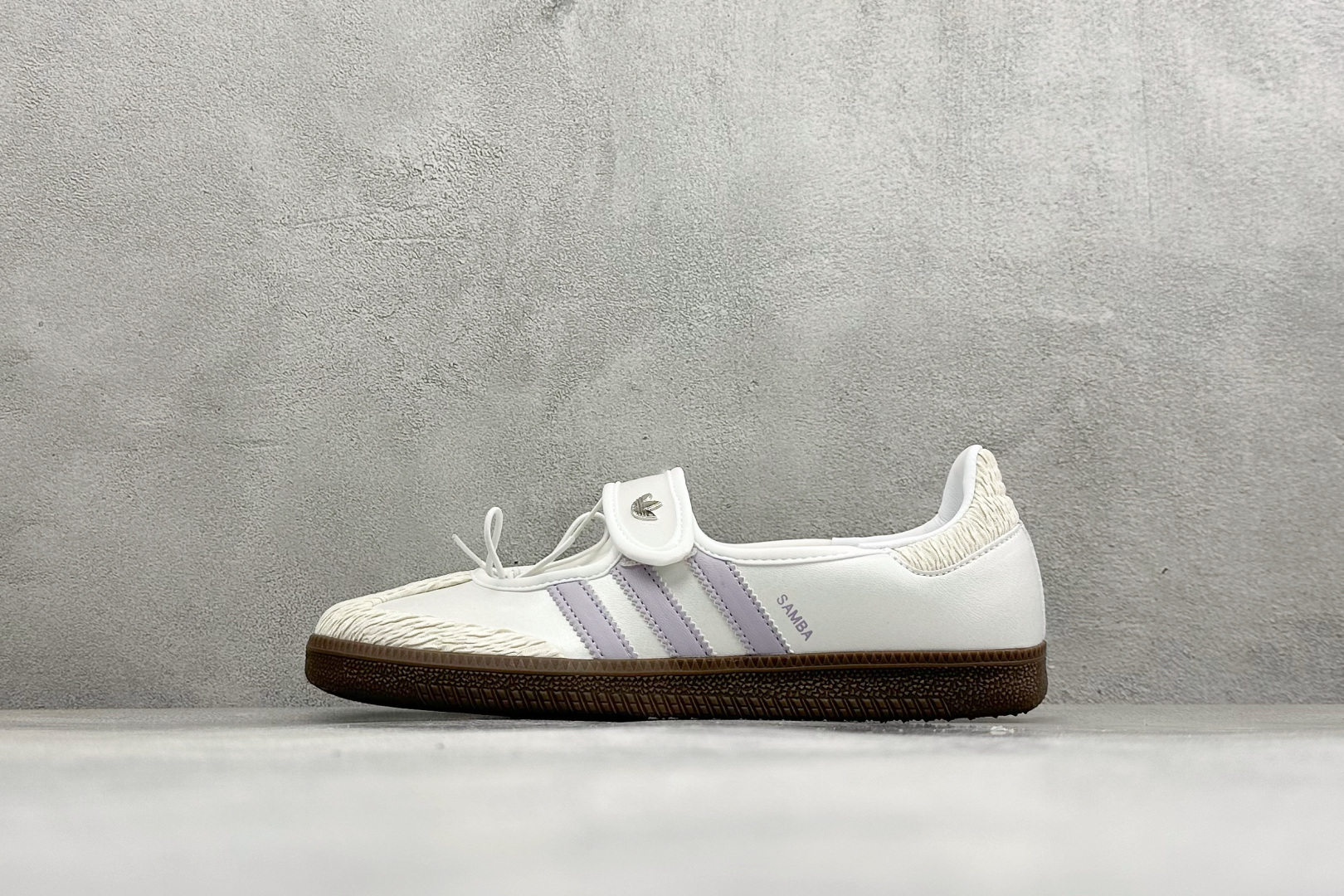 RS版Adidas Samba Jane 头层 阿迪达斯 玛丽珍懒人生活鞋#原档案开发出品 头层皮料切割