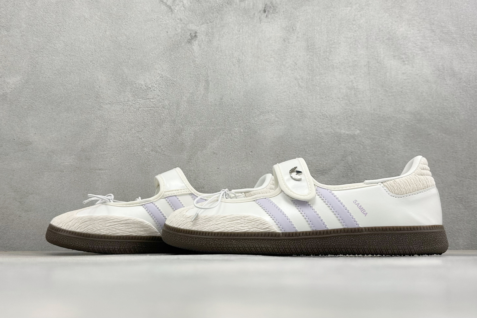 ZC版Adidas Samba Jane 阿迪达斯 玛丽珍懒人休闲鞋#原档案开发出品 头层皮料切割干净无