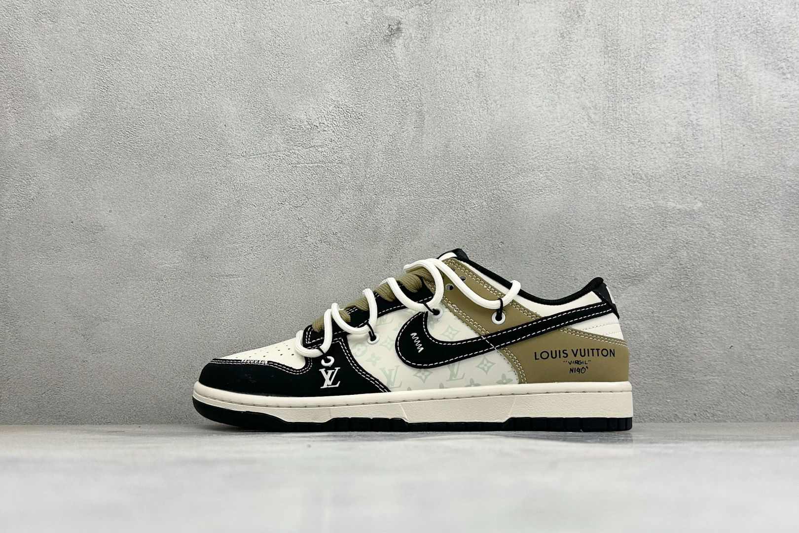 福利特价240PNike Dunk Low Retro  联名 周年高端定制 低帮休闲板鞋#定制鞋盒 大