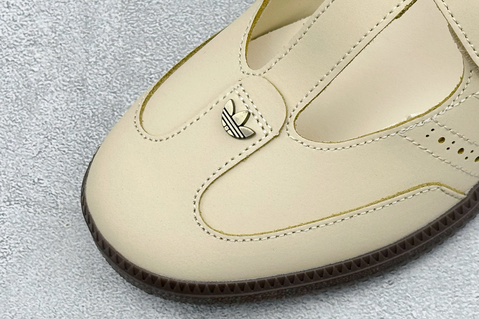 RS版Adidas Samba Jane 头层 阿迪达斯 玛丽珍懒人生活鞋#原档案开发出品 头层皮料切割