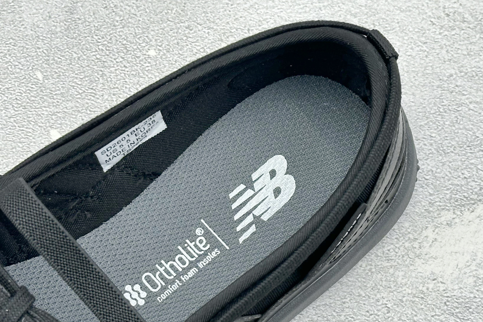 HY版New Balance Flat Breeze 2601 舒适贴合玛丽珍鞋 货号：SD2601BK 尺码：36 3