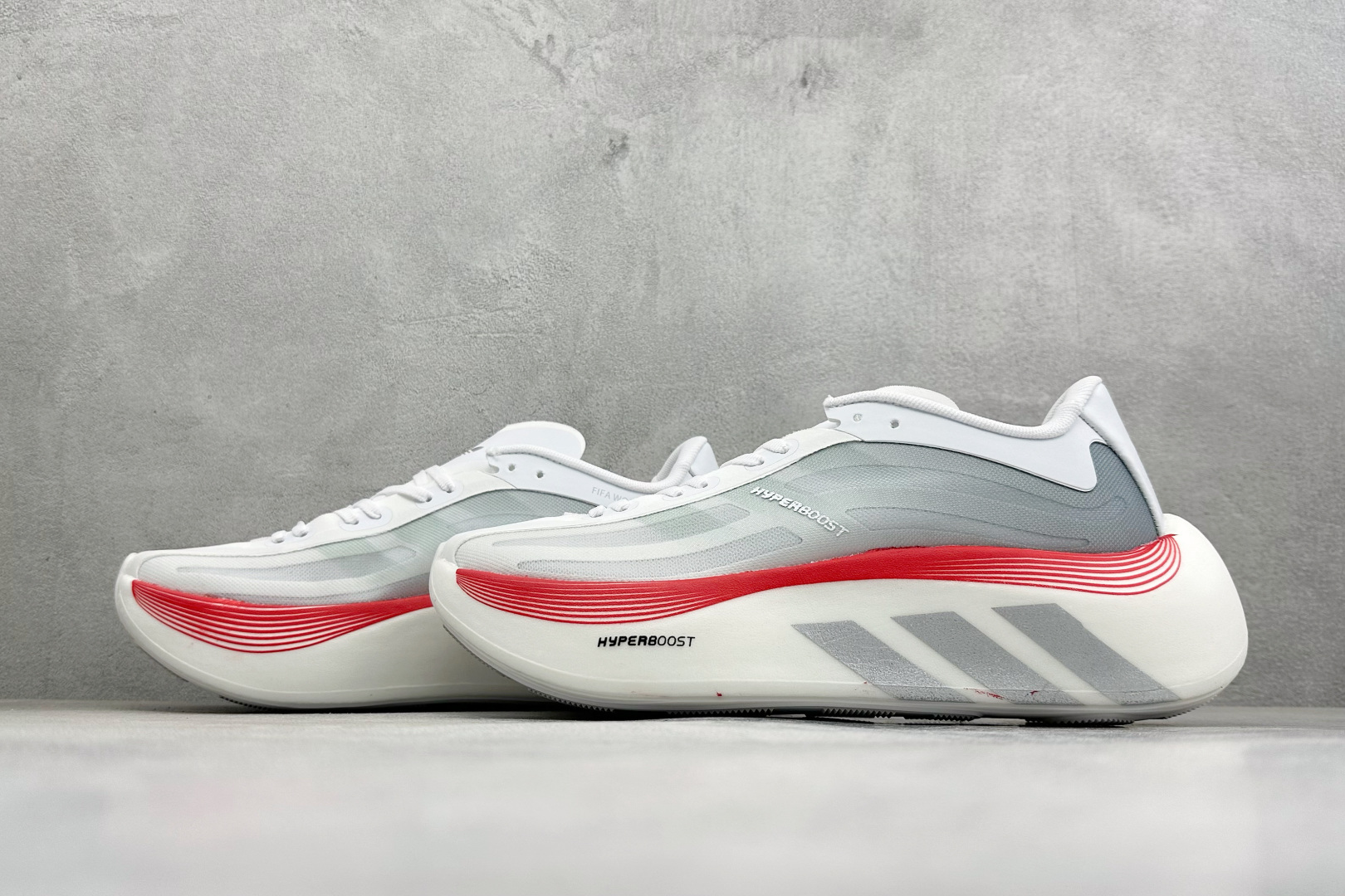 JF版Adidas HyperBoost Edge M 世界杯联名 阿迪爆米花透气缓震跑步鞋 货号：LC1130 尺码：