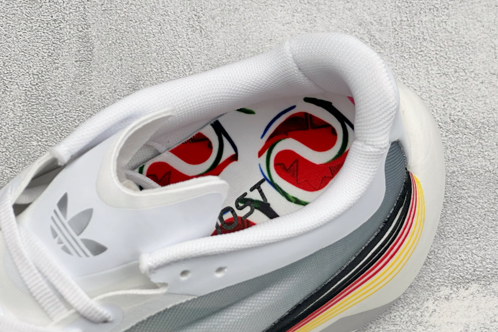 JF版Adidas HyperBoost Edge M 世界杯联名 阿迪爆米花透气缓震跑步鞋 货号：LC1124 尺码：