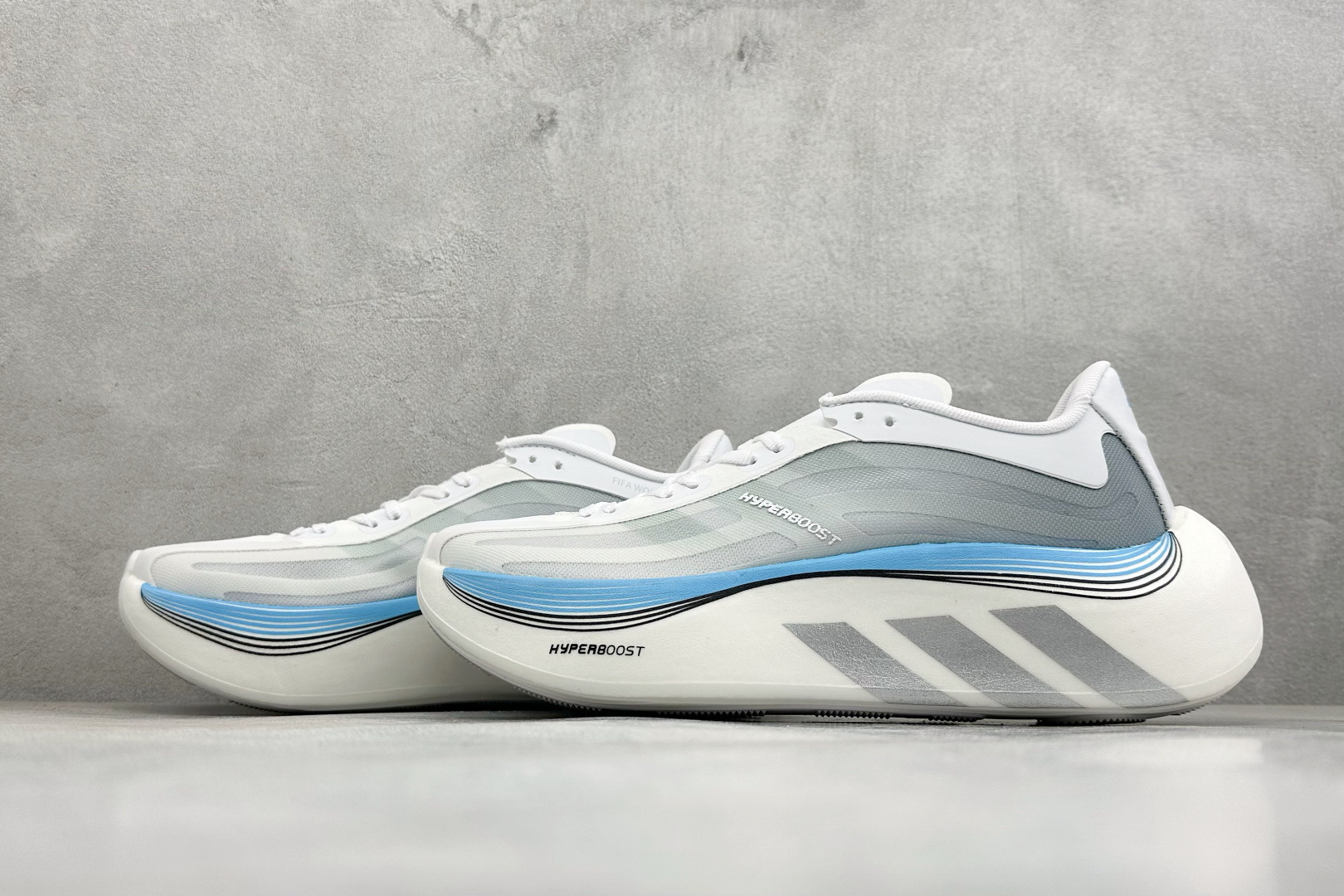 JF版Adidas HyperBoost Edge M 世界杯联名 阿迪爆米花透气缓震跑步鞋 货号：LC1128 尺码：