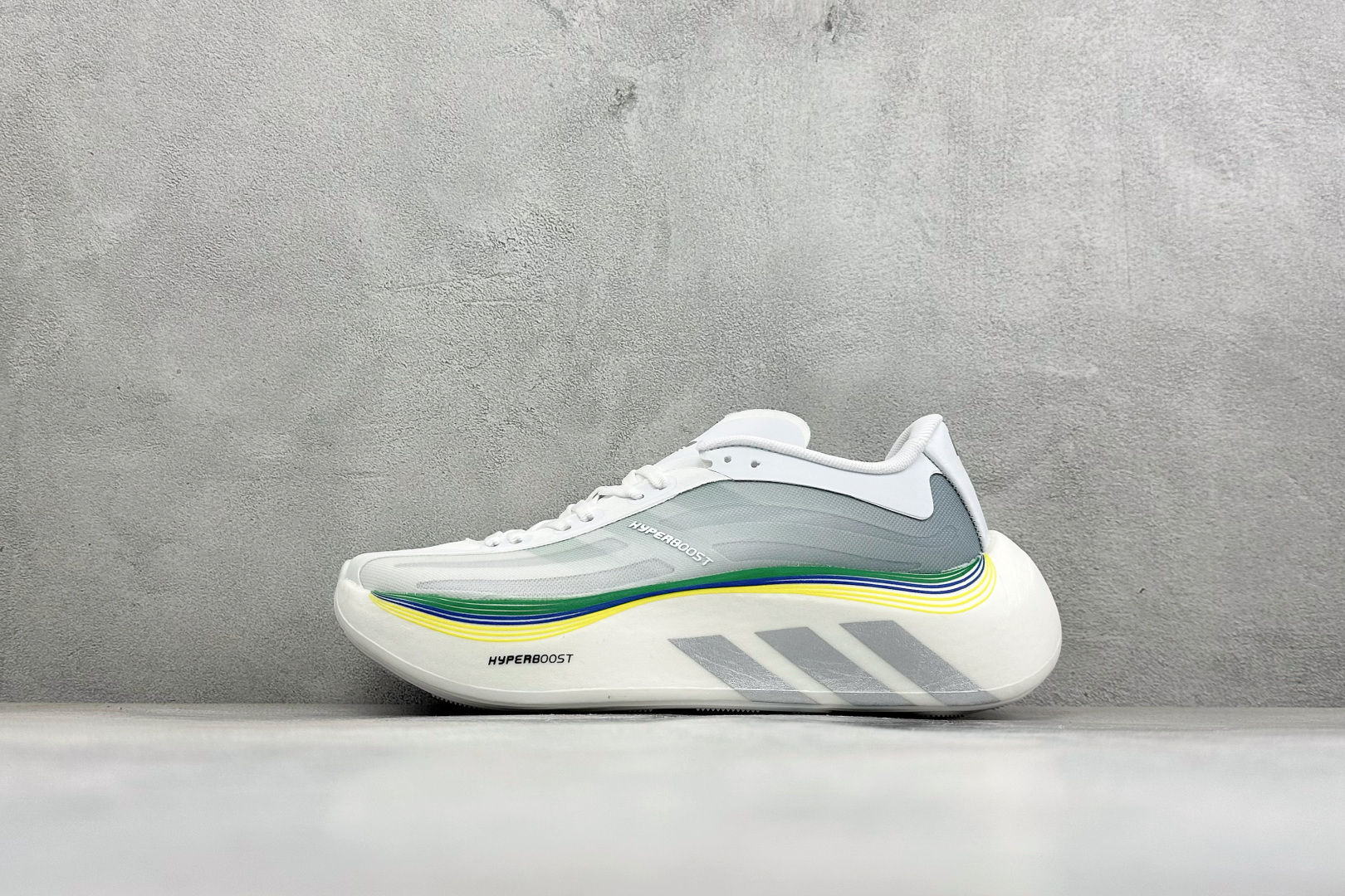 JF版Adidas HyperBoost Edge M 世界杯联名 阿迪爆米花透气缓震跑步鞋 货号：LC1125 尺码：