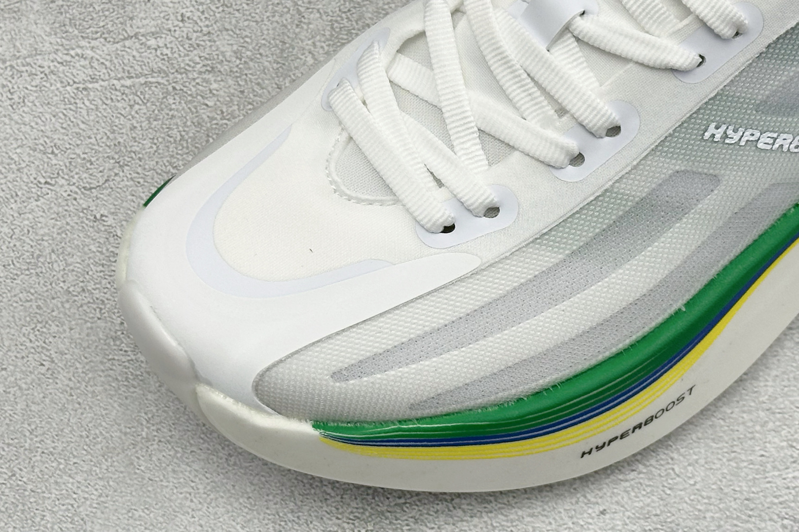 JF版Adidas HyperBoost Edge M 世界杯联名 阿迪爆米花透气缓震跑步鞋 货号：LC1125 尺码：