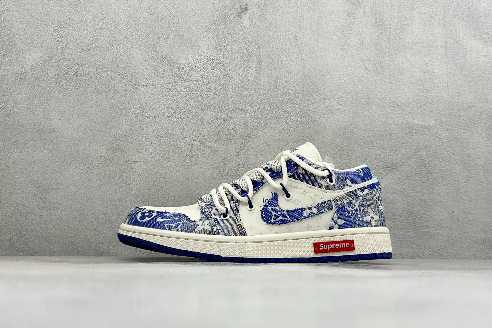 福利特价 Air Jordan 1 Low AJ1 乔1 联名 高端定制 低帮复古篮球鞋 #定制皮料 原厂3D打印 定制