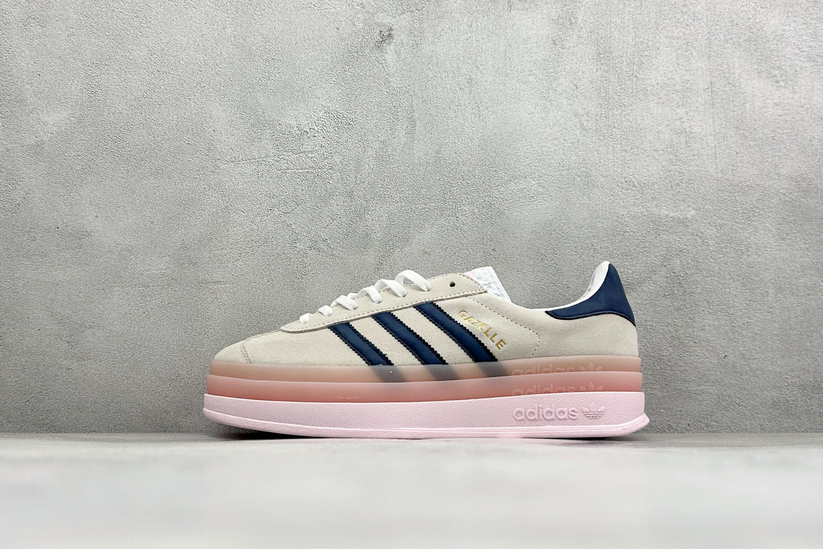 CS福利 Adidas Originals Gazelle Bold 三叶草厚底休闲防滑耐磨低帮板鞋 #原厂原数据版型 CS福利 Adidas Originals Gazelle Bold 三叶草厚底休闲防滑耐磨低帮板鞋 #原厂原数据版型
