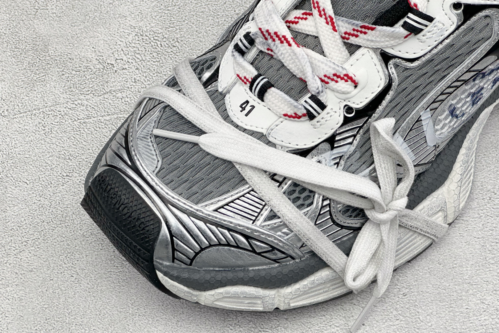 OK版Balenciaga 巴黎世家 Phantom Sneaker 巴黎十代 复古老爹鞋 官方全套配件鞋盒 鞋带 防尘