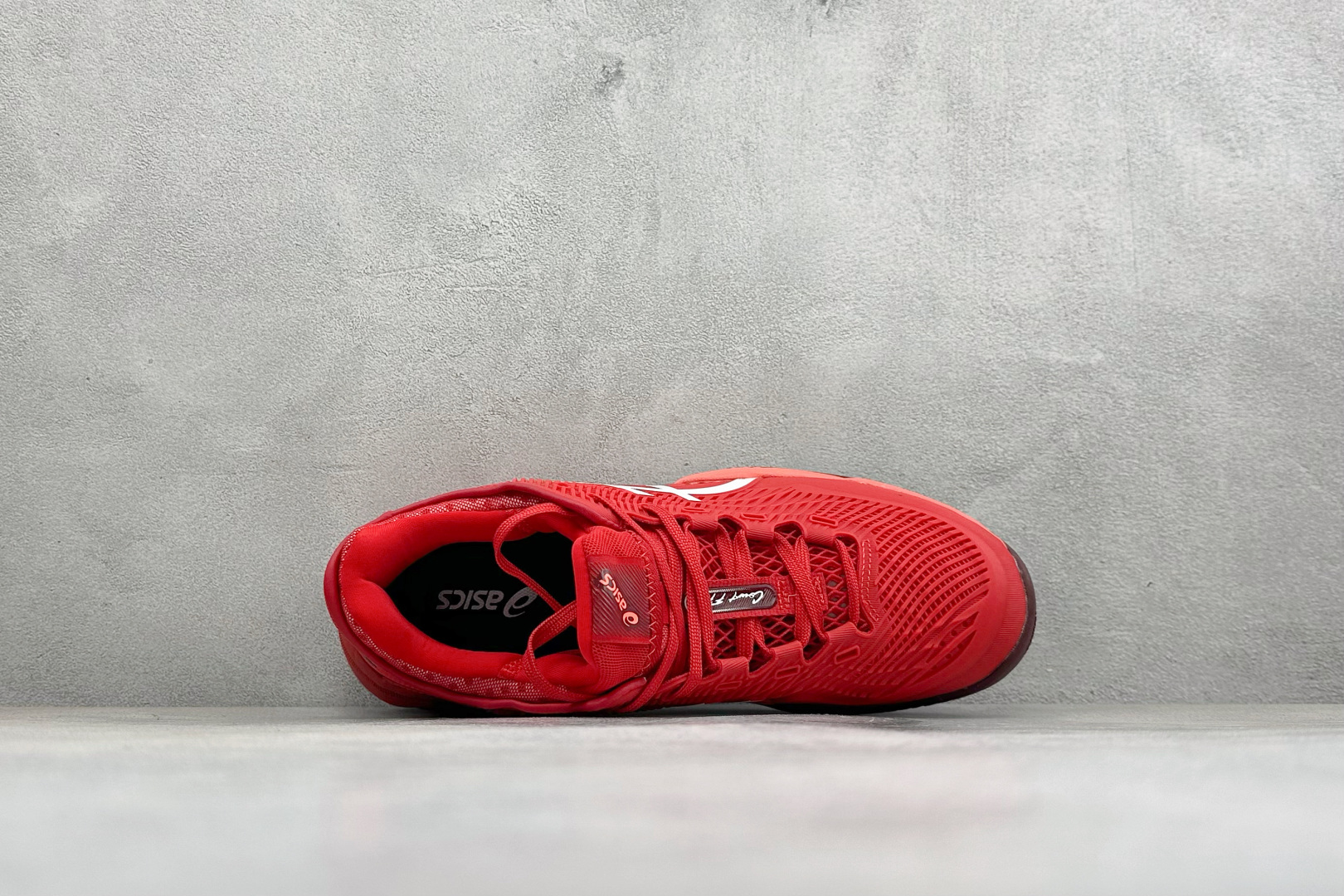 SD版Asics Court FF 3 NOVAK 亚瑟士运动休闲透气专业网球鞋 全新设计的工程提花网布鞋面 采用Asi