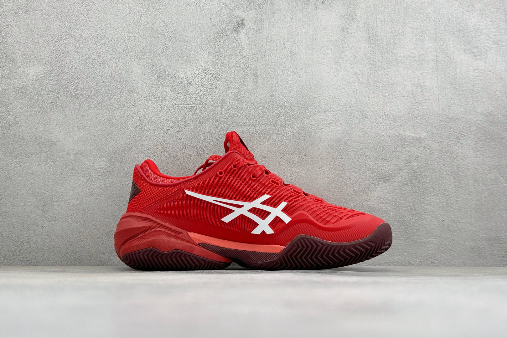 SD版Asics Court FF 3 NOVAK 亚瑟士运动休闲透气专业网球鞋 全新设计的工程提花网布鞋面 采用Asi