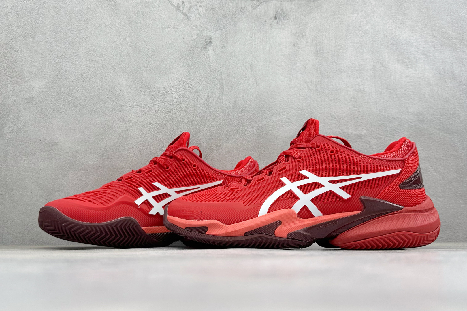 SD版Asics Court FF 3 NOVAK 亚瑟士运动休闲透气专业网球鞋 全新设计的工程提花网布鞋面 采用Asi