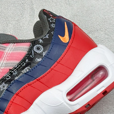 GS版NIKE AIR MAX 95 TT 气垫复古百搭休闲运动跑鞋 这双鞋采用前脚掌开窗式气垫 这种设计在当时是前所未 GS版NIKE AIR MAX 95 TT 气垫复古百搭休闲运动跑鞋 这双鞋采用前脚掌开窗式气垫 这种设计在当时是前所未