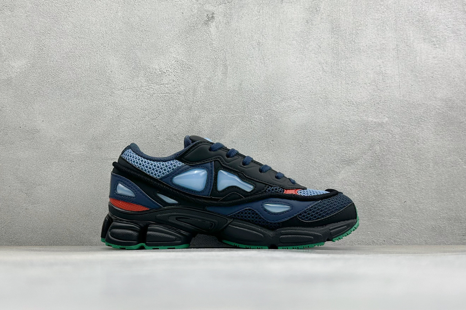 AD X RAF SIMONS 拉夫西蒙 Ozweego 先锋潮流 水泡 复古低帮休闲鞋 独家定制鞋盒 防层袋 卡片及可