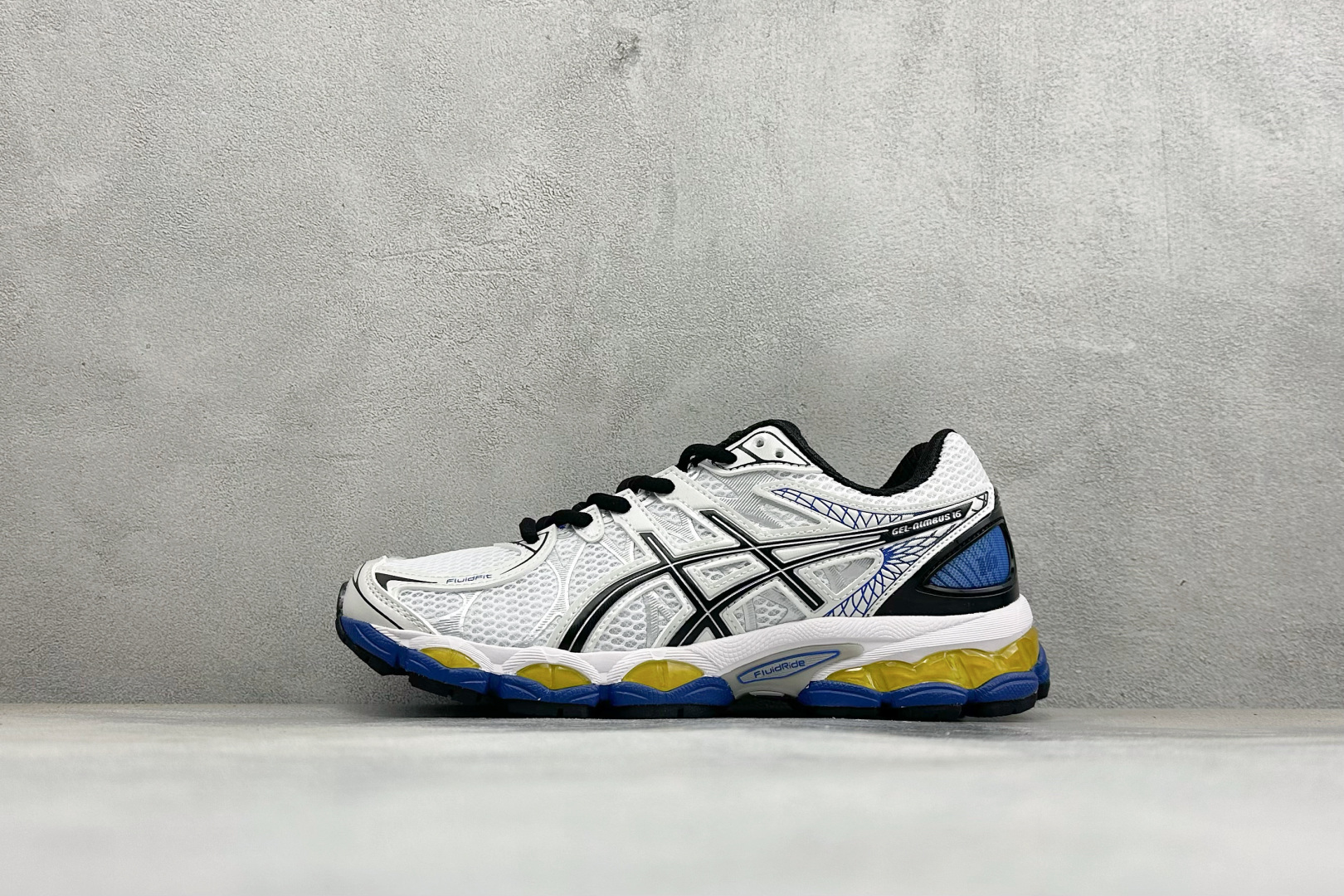 Asics Gel-CUMULUS 16 亚瑟士运动休闲透气专业跑鞋 采用工程弹性双层再生针织密度鞋面材质 后跟3D可视