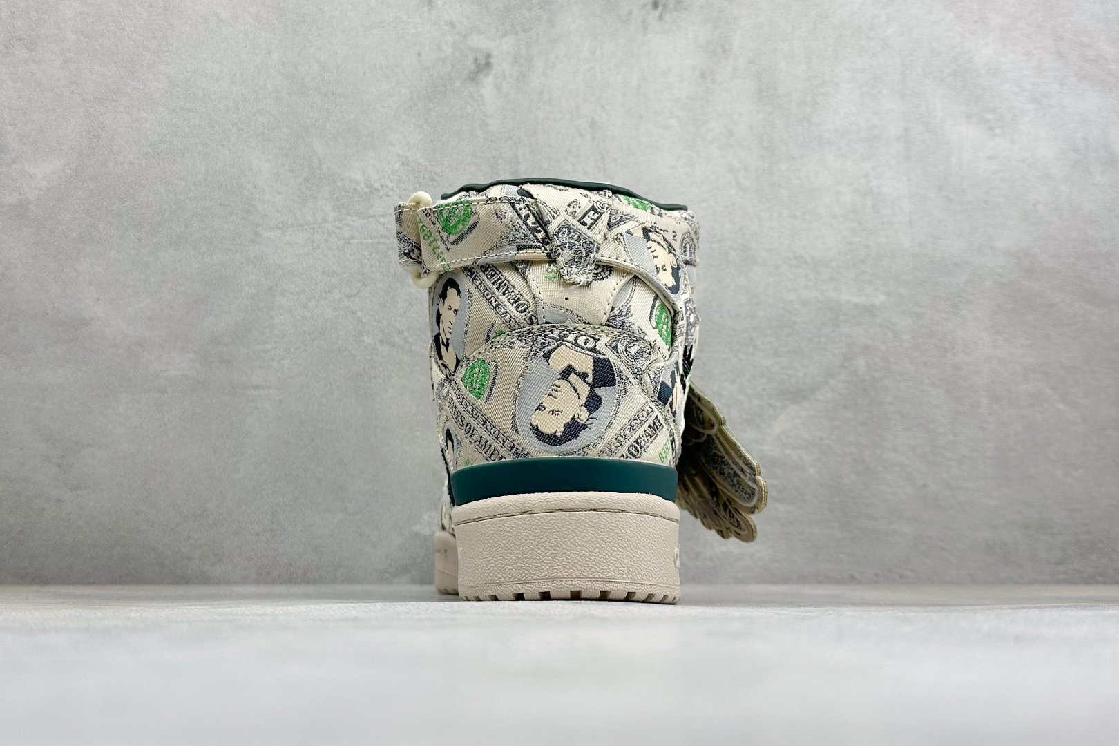 Jeremy Scott x adidas originals FORUM MONEY LO 满印纸钞 耐磨轻便 高帮 Jeremy Scott x adidas originals FORUM MONEY LO 满印纸钞 耐磨轻便 高帮